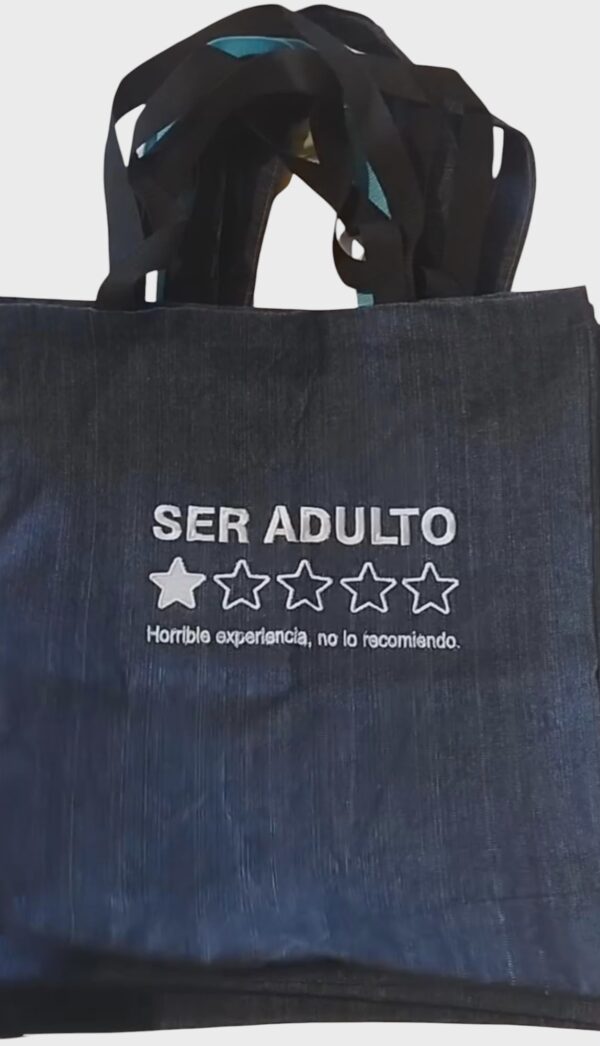 Bolsa Frase - Ser Adulto