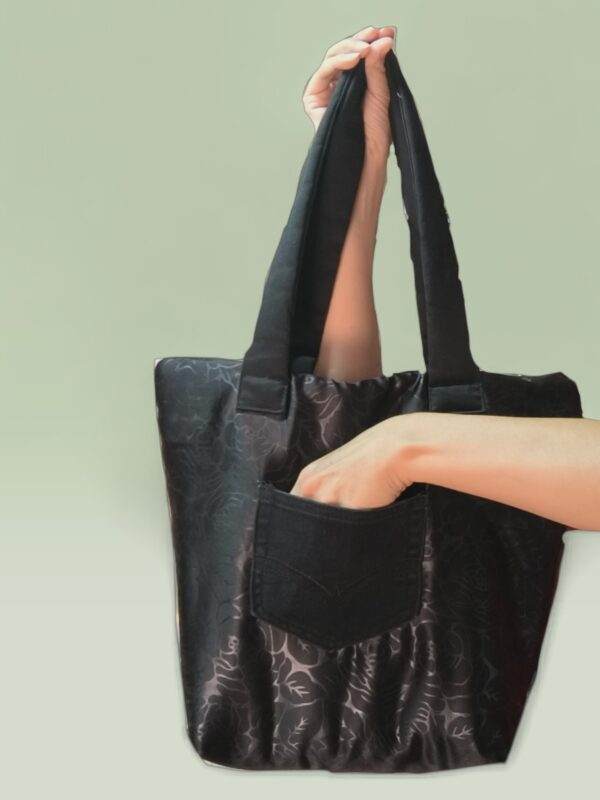 Bolso Petunia - Negro Brillante - Imagen 3