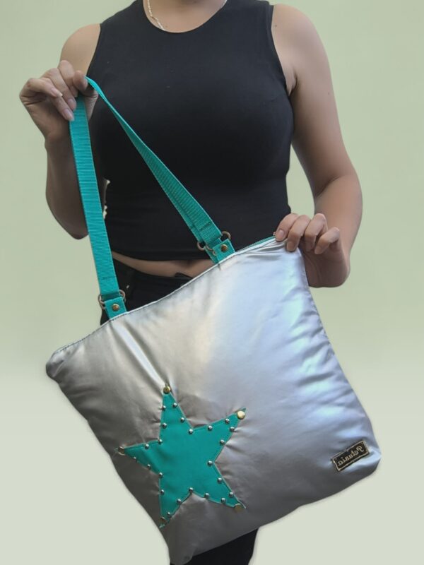 Bolso Petunia - Blanco Turquesa - Imagen 2