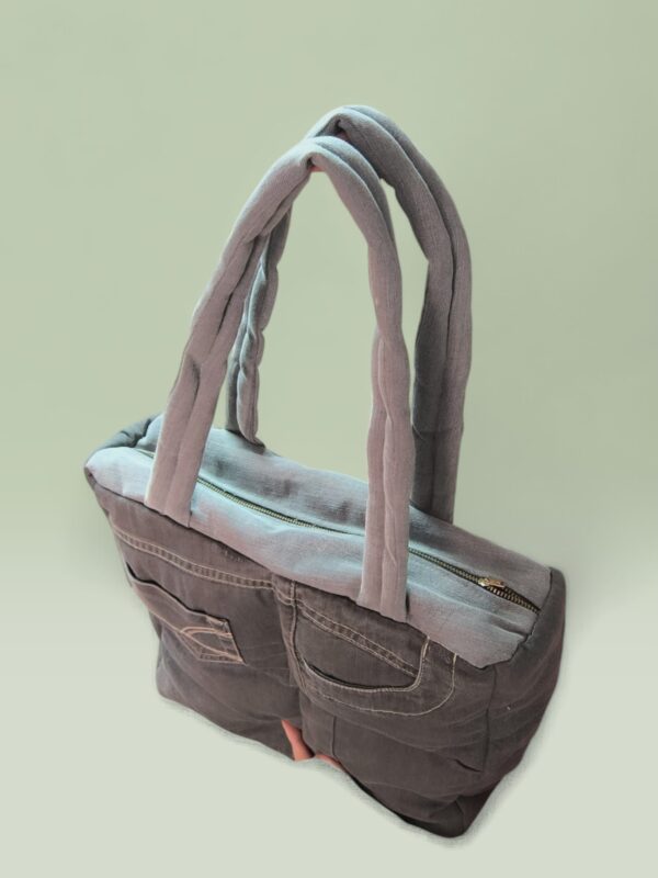 Bolso Puffer - Gris Lavanda - Imagen 3