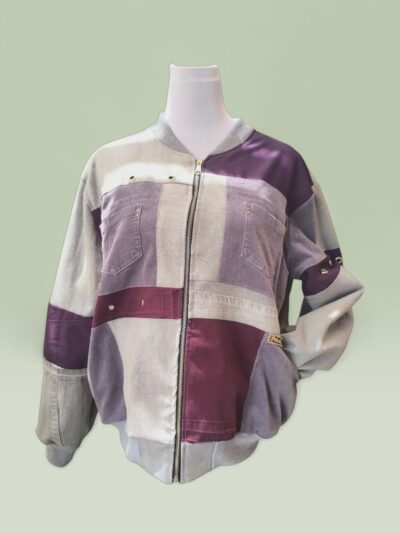 Chaqueta Rever – Burdeo Lila Reciclada