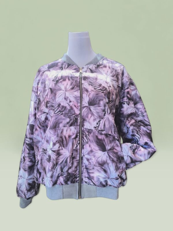 Chaqueta Rever - Burdeo Lila Reciclada - Imagen 3