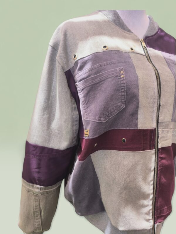 Chaqueta Rever - Burdeo Lila Reciclada
