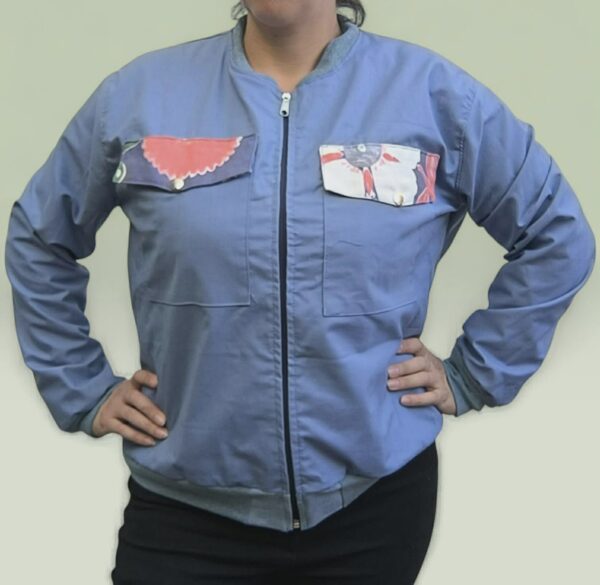 Chaqueta Rever - Denim Celeste con Corazón - Imagen 5