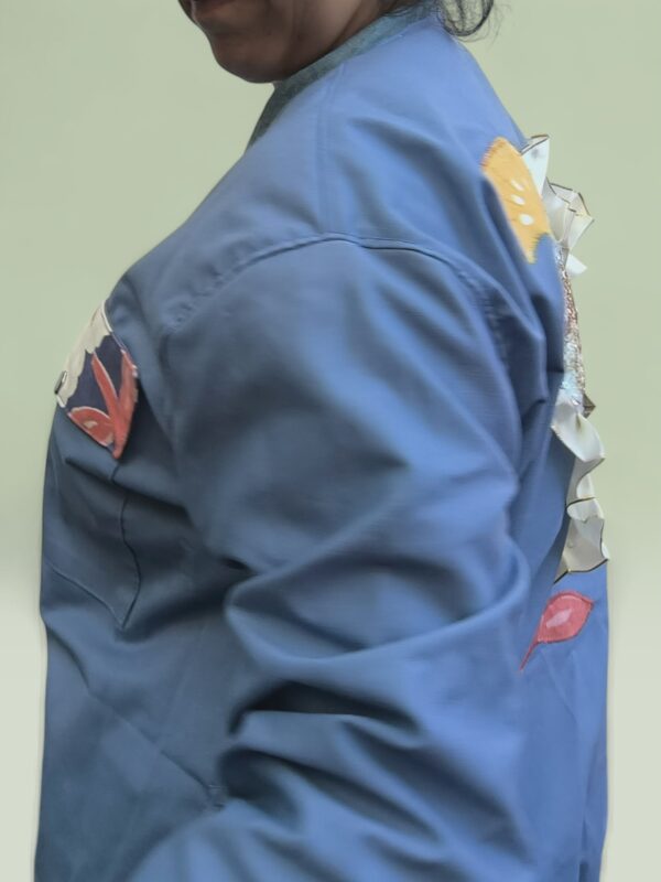 Chaqueta Rever - Denim Celeste con Corazón - Imagen 6