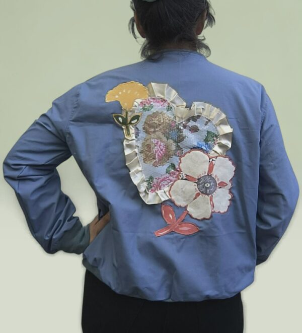Chaqueta Rever - Denim Celeste con Corazón - Imagen 7