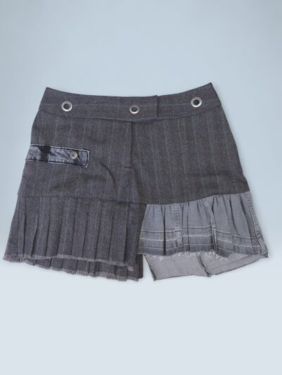 Falda Upcycling – Patchwork Denim