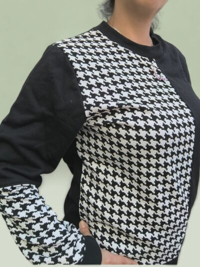 Polerón Bi color – Franela Combinada