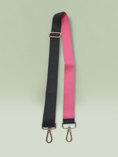 Strap para Bolso – Negro Fucsia