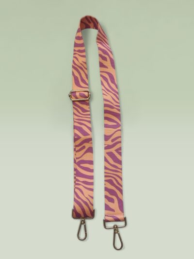Strap para Bolso – Cebra Rosa
