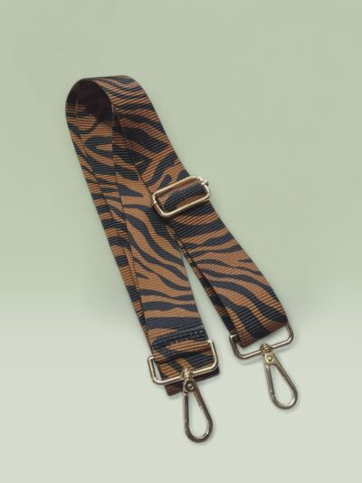 Strap para Bolso – Animal Print Café