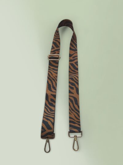 Strap para Bolso – Animal Print Café