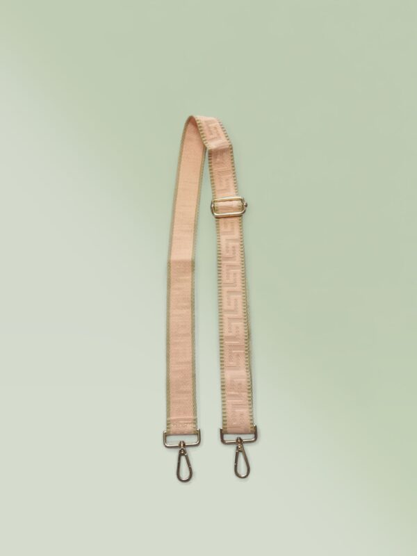 Strap para Bolso - Grecas Damasco Beige